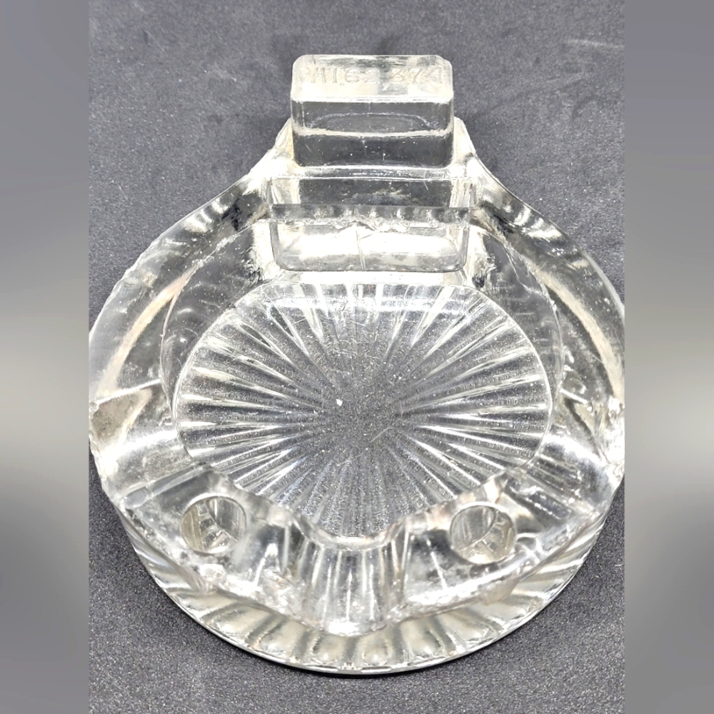 Antique cigar Ashtray, tobacciana, ashtrays, cigar accessories, cigar snuffer